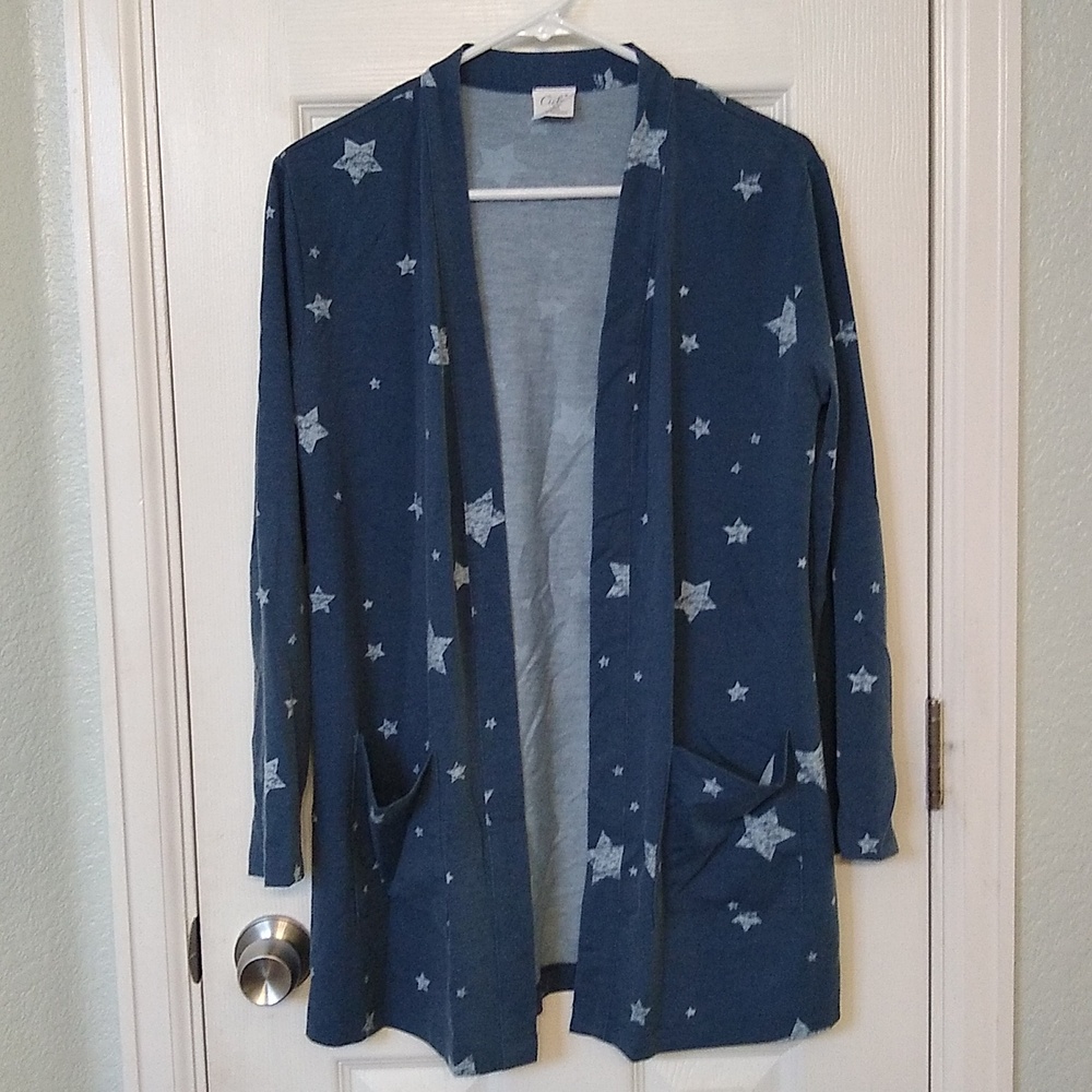 Navy Star Cardigan